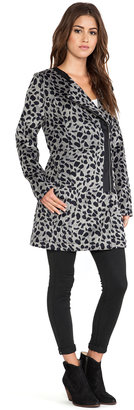 BB Dakota Elden Leopard Faux Fur Jacket