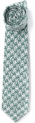 Lanvin patterned tie