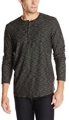 7 For All Mankind Men's Striped Henley Shirt