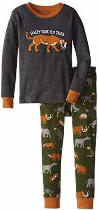 Hatley Boys' Pj Set (App) -Prehistoric Animals Pyjama