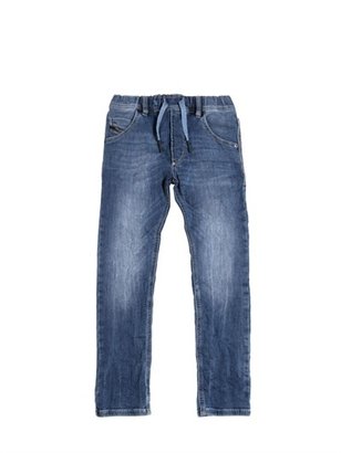 Diesel Kids - Slim Fit Stretch Cotton Jogg Jeans