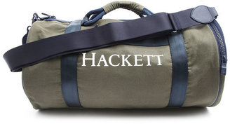 Hackett Solid Duffle Khaki Weekend Bag - Sale