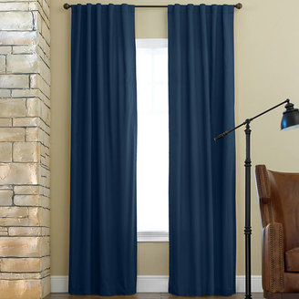 JCPenney Home Jenner Cotton Rod-Pocket/Back-Tab Thermal Curtain Panel