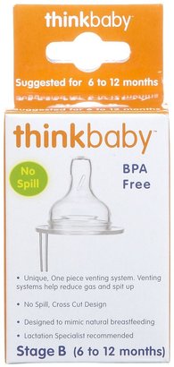 Thinkbaby Vented No Spill Nipples