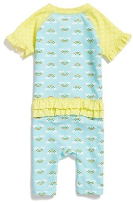 Tucker + Tate Infant Girl's One-Piece Rashguard Swimsuit