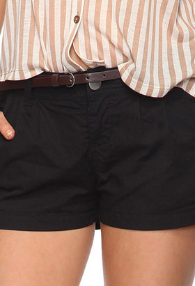 Forever 21 Belted Woven Shorts