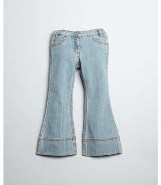 Dolce & Gabbana TODDLER / KIDS light wash blue denim flared leg jeans
