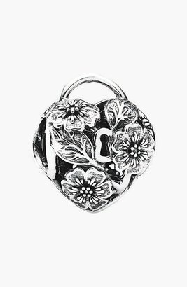 Pandora Design 7093 PANDORA 'Floral Heart' Padlock Bead Charm