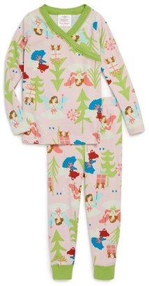 Hanna Andersson Two Piece Fitted Pajamas (Toddler Girls)