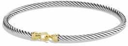David Yurman Cable Buckle Bracelet with Gold