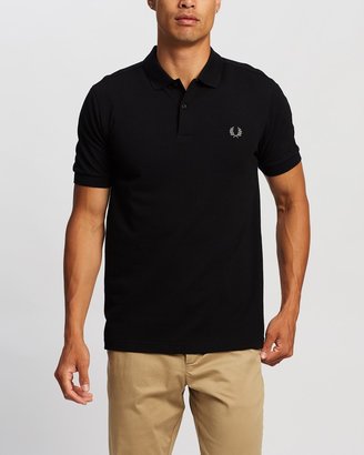 Fred Perry Men's Black Polo Shirts - Slim Fit Polo Shirt