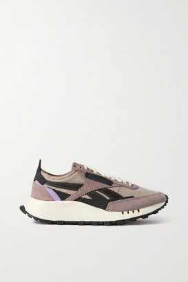 Reebok + A$ap Nast Classic Leather Legacy Suede, Leather And Twill Sneakers - Gray