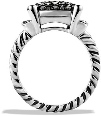 David Yurman Wheaton Ring with Black & White Diamonds