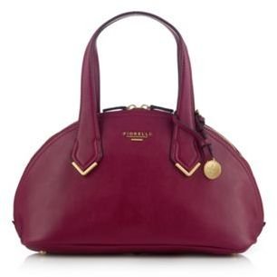 Fiorelli Dark pink curved zip shoulder bag
