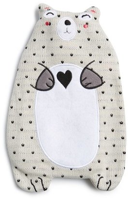 NPW 'Hot Buddies - Woodland Bear' Hot Water Bottle with Sweater Knit Cover
