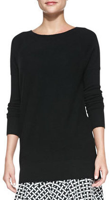 Diane von Furstenberg Long Cashmere Pullover Sweater