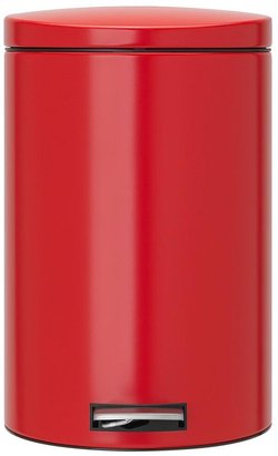 Brabantia 20-Litre Motion Control Pedal Bin with Food Trap - Red