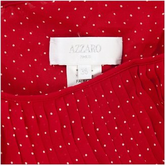 Azzaro Red Silk Dress