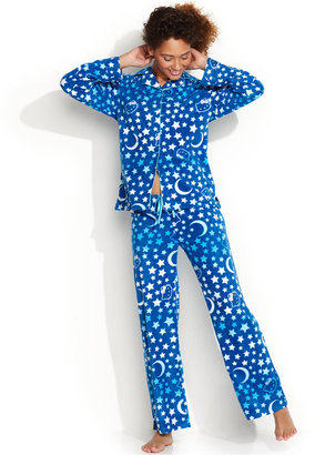 Hello Kitty Lovely Dreamer Notch Collar Fleece Pajama Set