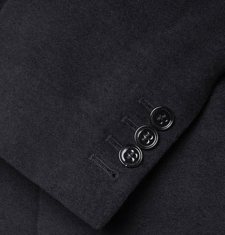 Acne Studios Black Stan J Slim-Fit Moleskin Suit Jacket