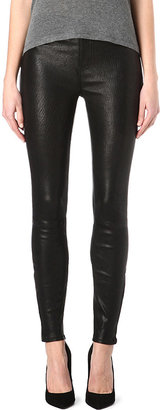 J Brand L23110 Maria Leather Skinny High-Rise Trousers - for Women