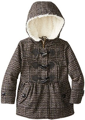 Jessica Simpson Little Girls'  Toggle Front Faux Wool Coat