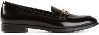 Tod's plaque detail loafers