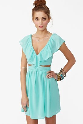 Nasty Gal Lost Without You Dress - Mint
