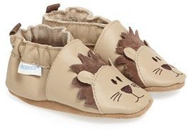 Robeez 'Lion Play' Crib Shoe (Baby & Walker)