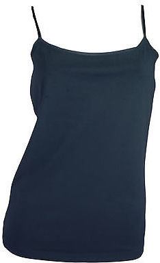 Ann Taylor Sheer Ribbon Trim Camisole Adjustable Shirt Cotton Stretch Tank Top