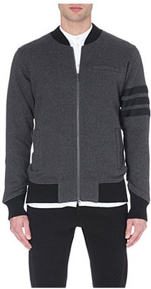 Y-3 Wool striped sleeve bomber - for Men