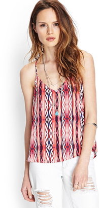 Forever 21 Abstract Racerback Cami