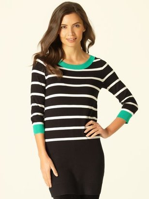 M&Co Striped tunic jumper