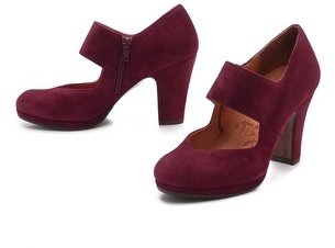 Chie Mihara Cantos Suede Mary Jane Pumps