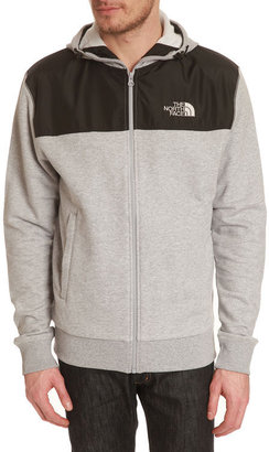 The North Face Heritage Mountain Two-tone Grey and Black Zipped Sweater with Hood