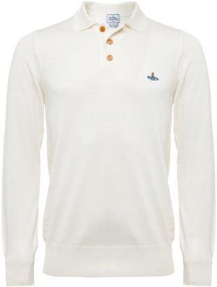 Vivienne Westwood Long Sleeve Knitted Polo Shirt
