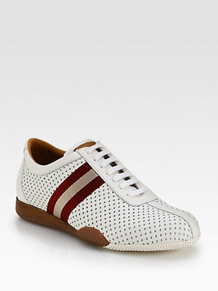 Bally Perforated Leather Sneakers