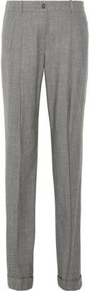 Michael Kors Stretch-wool straight-leg pants