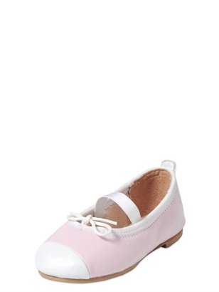 Bloch Two Tone Leather Ballerinas