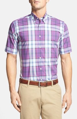 Peter Millar 'Modica' Short Sleeve Plaid Sport Shirt