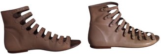 Tatoosh Beige Leather Sandals