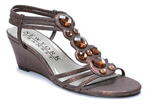 New York Transit "Greater Cover" Wedge Sandals