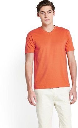 Goodsouls Mens V-neck T-shirt - Orange