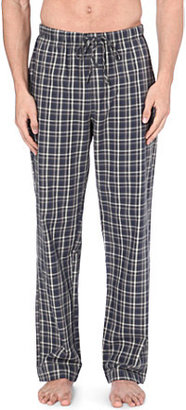 Hanro Check flannel trousers