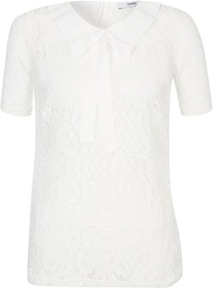 George Pussy Bow Lace Blouse