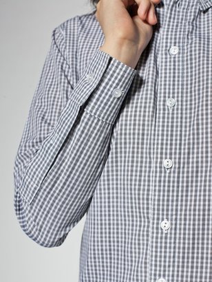 American Apparel Unisex Italian Cotton Long Sleeve Button-Down