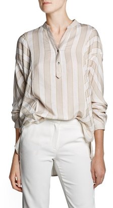 MANGO Outlet Premium - Dolman Sleeve Striped Blouse