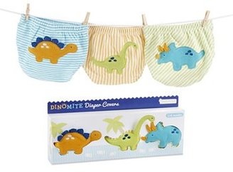 Baby Aspen 'Dinomite' Diaper Covers (3-Pack) (Baby)