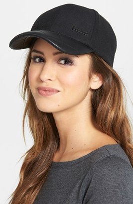 Vince Camuto Quilted Brim Baseball Hat