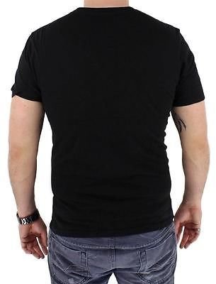 GUESS New Men's Premium Classic Designer Graphic Cotton T-Shirt Black Small